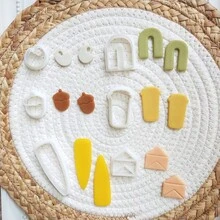 New Soft Clay DIY Jewelry Earring Mold Set With Multiple Shapes - White - View 6