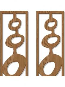 2 Pieces Of Medieval Wall Decoration Wooden Medieval Modern Decoration Modern Art Wall Decoration