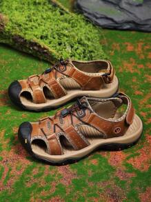 Große Größen Atmungsaktive Mode Sandalen für Herren, bequeme rutschfeste Lässig Schuhe, geeignet für Outdoor-Aktivitäten