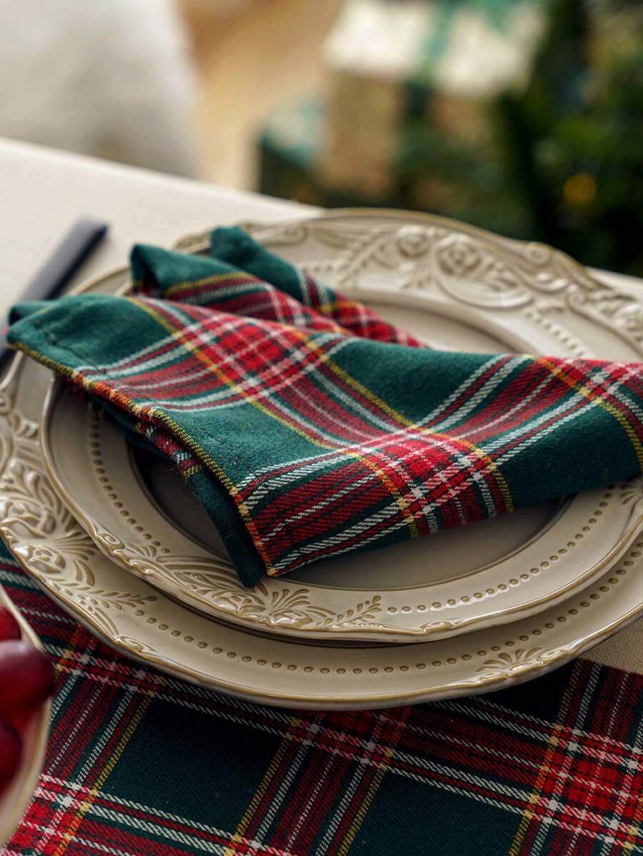 2/6/12/240pcs Minimalist Line Pattern Napkins, Washable, Skin-Friendly, Absorbent, Suitable For Hotel, Restaurant, Home, Party, Holiday Decoration, Table Cloth, Glass Wipe, Napkin