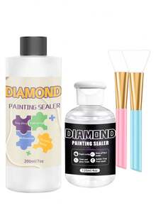 480ml/60ml/120ml/200ml Diamond Painting Glue Topcoat, High Gloss Surface Lasting Sealant For Home DIY Diamond Painting And Puzzles - Diamond Painting Sealant - View 9