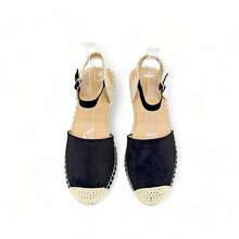 Soraia Footwear - Women's Low Wedge Jute Sandals - Comfortable And Elegant ✅ 24/72h Delivery To Spain (Peninsula) Plain Bohemian - Black - View 3