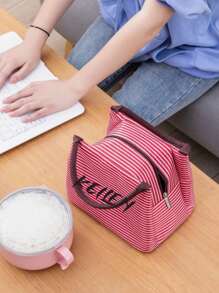 1 Customized Insulated Lunch Bag, Thermal Bento Box Bag, Thick Aluminum Foil Lunch Tote, Cooling Picnic Handbag, Work & Outdoor Portable Lunch Box Bag, Lunch Bag, Work And School Storage Bag, Teacher Storage Bag, Classroom Bag, Classroom Storage Bag, Professional Gift, Mother's Day Gift, Father's Day Gift, Back To School Gift