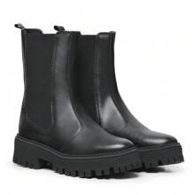 Bota Chelsea Feminina Solado Tratorado Blogueira
