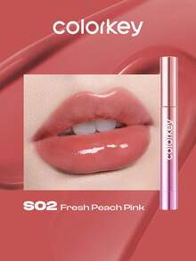 COLORKEY Mirror Essence Lipstick,Lip Gloss,Lip Care And Lip Makeup 2 In 1,Watery,For Smoother & Fuller Lip Appearance,Moisturizing Lip Gloss High-Shine Glossy Glow Non-Sticky Lip Care Hydrating,For Smoother & Fuller Lip Appearance,Christmas,Christmas Gifts,Makeup