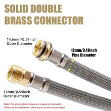 60-Inch Replacement Pull-Out Hose For GROHE Kitchen Faucets Models 48293000, 46174000, 46092000, Under-Sink Retractable Faucet Hose