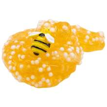 70ml Handmade Jelly Clear Crunchy Slime Toy, Scented Slime, Little Lovely Bee Design Stress Relieve Plasticine Cloud Slime Clay Fluffy Slime Putty