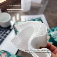 A Pack Of Disposable Face Towels, Dry And Wet Two-Use Cleansing Cloths, Thickened Pure Cotton Home Use Drawstring Washcloths, Very Suitable For Family, Parties, Gatherings, Travel Use, Facial Cleaning Products. Back To SchoolFor Beauty Salon Home Bathroom