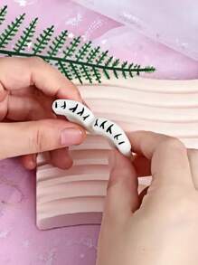 2 Peças Carimbo de Cílios, Ferramenta de Maquiagem Manual para Sobrancelhas, Material de Silicone, Acessório Perfeito para Uso com Pinça de Cílios