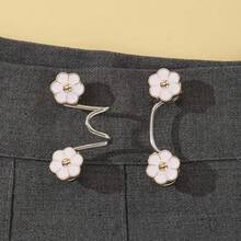 1pc Women's Metallic Fashion Chain Decor Adjustable Buckle Belt, Suitable For Pants/Skirts, Casual Daily Use, Summer Gift For Friends - Black - View 7