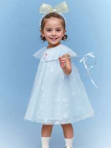 Balabala Girls' Princess Dress, Stylish Summer 2025 Outfit