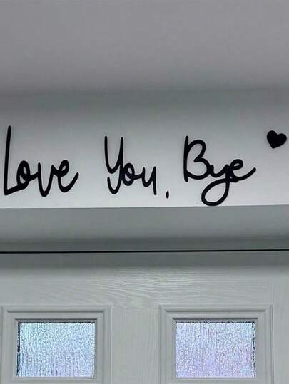 3-Piece "Farewell I Love You" Boho Vintage Style Wooden Sign Set - Reusable Home Decor Wall Art To Express Love And Warmth For Family And Loved Ones