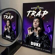 1PC Rapper Pop Singer Decorative Painting Poster Anime Poster HD Retro Poster Suitable For Home Cute Room Decoration, Exquisite Furniture Decoration, Frameless - Multicolor - View 7