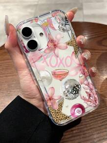 Leopard & Star Print Clear Phone Case Compatible With IPhone 16/11/12/13/14/15/15Pro/15Plus/15ProMax/7Plus/8Plus/X/XSMax/XR/11Pro/12Pro/13Pro/14Pro/12Mini/13Mini/11ProMax/12ProMax/13ProMax/14Pro Max/14Plus/6/6S/6Plus/7/8/16Pro/16Plus/16ProMax/SE And Galaxy A54/A14/A12/A13/A15/A32/A33/A24/A52S/S20/S21/S22/S23/S24/S23Plus/S24Ultra/S25/A15/A33/A23