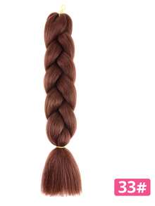 Tóc tết tổng hợp Jumbo dài 24 inch Tóc tết màu Afro cho tóc tết - màu đen - Xem 8