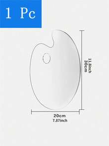 Acrylic Paint Palette With Clear Paint Pallet Paint Tray Palette, Easy Clean Non-Stick Artist Pallet For Oil Watercolor Craft DIY Art Painting Palette,Back To School - Multicolor - View 17