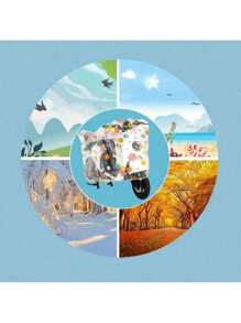 1 pieza Cubierta de lluvia/polvo para motocicleta, Cubierta universal impermeable para scooter y bicicleta, Cubierta antipolvo de PEVA para bicicleta eléctrica