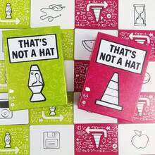 Este no es un juego de sombreros, juego de cartas de mesa, juego de fiesta divertido para 3-8 jugadores, juego de estrategia interactivo, 15 minutos por ronda, adecuado como regalo de Halloween y Navidad - Eso no es un ja - Ver 3