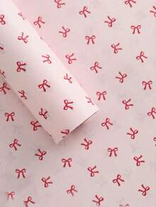 20pcs Pink Ballerina Style Bow Wrapping Paper - High Quality, Elegant Bow Design For Stationery And Floral Arrangements, Compact Size. For Bouquets, Birthdays, Wedding Gifts, Elegant Fantasy Theme Plastic Gift Wrapping, Arts & Crafts Paper, Party Decorations, Wedding Decor, Suitable For Any Occasion - Multicolor - View 13