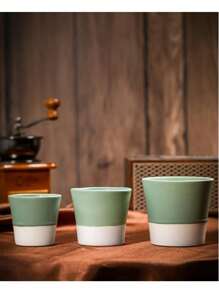 1 Stück Kaffeebecher aus Keramik mit kreativer Farbglasur - wiederverwendbar, nur von Hand zu waschen, perfekt für den Heimgebrauch oder als Geschenk (Valentinstag, Muttertag, Vatertag, Großelterntag), Kaffeeverkostung | künstlerische Kaffeebecher | hochwertige Glasur, Kaffeetasse zum Schulanfang
