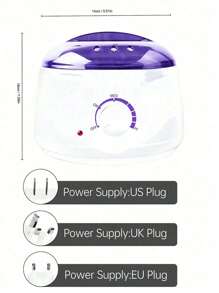 Hair Removal Machine Wax Heater Depilatory Epilator Wax-Melt Waxing Paraffin Heater Wax Beans Heating Machine (Wax Bean Color Random)