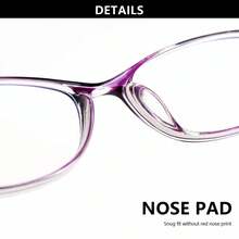 3pcs Set New Photochromic Reading Glasses, Fashion Smart Color Changing Lenses, Floral Print Ultralight Frame, Hollow Design Reading Glasses, Lightweight Women Photochromic Readers For Outdoor Use - Black+Purple+Brown - View 9