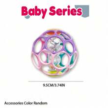 1PC Soft Baby Sensory Rattle Toys Shaker Spin Rattle Early Educational Learning Pliable Grasping Kids Grasp Ball,Gift For Baby