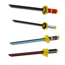 1000pcs Sword And Blade Building Block Set - Perfect Gift For Boys And Girls, Desktop Decor For Office And Home, DIY Handmade Creative Interlocking Assembly Toy, Suitable For Holidays, Birthday, Thanksgiving, Valentine's Day, Halloween, Christmas - For Ages 14+ | Mixed Colors, Durable ABS Material - Multicolor - View 14