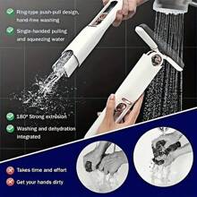 1pc Mini Retractable Dual-Use 360° Rotating Mop, For Household Cleaning Of Home, Living Room, Bedroom, Furniture And Windows, Glass Cleaning, Super Absorbent, Cleaning Supplies, Cleaning Tool, Window Cleaning Tool | Modern Mini Mop | Compact Design, Home Mop (Random Color)
