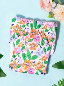 2pcs Random Print Reusable Female Dog Diapers - Multicolor - View 5