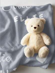 1PC Personalized Custom Name Blanket Gift,With Name Blanket Gift For Girl Boy Girl Man Adult Heart Blanket Gift,Great Holiday Gift For Classmates, Friends, Family, Used For Nap, Camping, Travel,Cozy,Warm,Comfortable,Soft Unique,Personalized,Custom Ideal Gifts For Him Her,Boyfriend - Multicolor - View 6