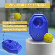 High Rebound Pickleball Trainer, Practice Base And TPR 40 Hole Pickleball, Outdoor High Resilience Holeball For Beginners, Durable Indoor And Outdoor Training Aid Partner, Pickleball Rebounder