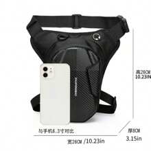 1 pièce Sac de taille pour la moto et la randonnée, sac de cuisse , sac banane pour le sport et les voyages en extérieur, sac à bandoulière tactique, sac de taille
