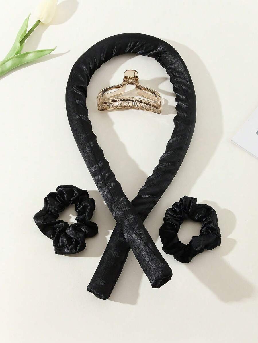 1 pieza Rizador de cabello negro para peinado. Diadema reutilizable sin calor para rizar el cabello, cinta de seda para rizar el cabello, accesorios para el cabello para mujeres, rizadores de cabello, cepillo para cabello rizado, rodillos, productos para cabello rizado, rizador, rodillos para rizar el cabello, herramientas para cabello rizado, rodillo para el cabello, rizador de cabello, barbero, rizadores de cabello, accesorios de barbero, rodillos, productos para cabello rizado, rizador, rodillos para equipos de peluquería, accesorios, rizo de cabello, herramientas para cabello rizado, rodillo de cabello, Navidad, cabello rizado, rizador de cabello, rodillos de cabello, rizo sin calor, rizos sin calor, rodillos, rizadores de cabello, productos para cabello rizado, rizo de cabello, rodillo de cabello, rodillos para el cabello, herramientas para cabello rizado, rizadores sin calor, cabello, accesorios, productos para el cabello, herramientas para el cabello, cosas para el cabello, cuid