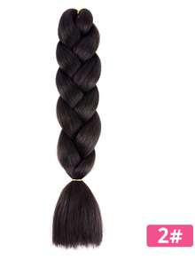Tóc tết tổng hợp Jumbo dài 24 inch Tóc tết màu Afro cho tóc tết - màu đen - Xem 12
