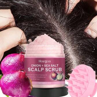 头皮磨砂膏套装 - 滋养控油减少干燥，舒缓头皮压力和不适，提供放松柔软清爽的头皮护理