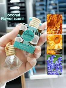 Profumo per auto da 8 ml, Diffusore d'aria solido adatto per uso quotidiano, viaggi, vacanze estive, regalo per le donne, dispenser di profumo per auto carino, profumo per auto a lunga durata, profumo per auto da donna che rimuove gli odori e ha un profumo persistente, prodotto per San Valentino, prodotto per matrimoni