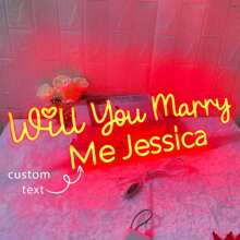 Custom Neon Signs, Neon Name Sign For Home Wall Decor Custom 1low/2low Neon Sign Personalized Holiday Gifts LED Sign Custom Neon Lights For Wedding Birthday Party Light, Christmas Decoration Gift Power By USB/Battery Packs