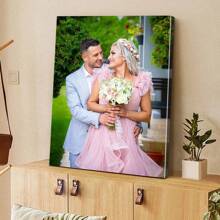 1 Pieza Póster grande personalizado en lienzo, póster enmarcado o sin marco DIY, imprime tu foto en lienzo como un regalo creativo, decoración de pared, mural, arte de pared, impresión en lienzo, póster en lienzo, decoración de pared en lienzo, impresión de póster. Es un regalo perfecto para novia/novio, familia, hijo, hija, estudiante, regalos ideales para él, regalos ideales para ella, novio, papá, novia, mamá, familia, amigos