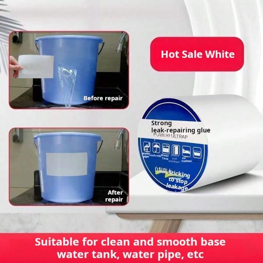 Nastro adesivo impermeabile ad alta viscosità per sigillare e riparare perdite, in particolare per riparare tubi dell'acqua e secchi di plastica. È un nastro impermeabile versatile e magico. Ritorno a scuola - Multicolore - Visualizzare 1