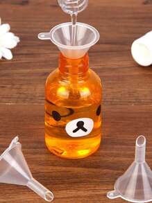 10pcs, 10pcs Plastic Beverage Bags And 3pcs Mini Funnel, Small Transparent Plastic Funnel For Perfume, Transparent Portable Water Bag For Outdoor,Disposable Travel Leak Proof Bag Squeeze Bag,Reusable Sealed Liquid Bag,Used For Storing Alcoholic Beverages, Milk, And Other Beverages, Water Bottle