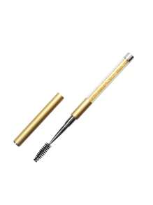 1 pièce/2 pièces/3 pièces Brosse à cils décorée de strass de haute qualité avec capuchon, recourbe-cils portable et outil de toilettage des sourcils