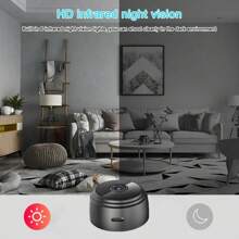 Mini telecamera di sorveglianza registratore vocale video CCTV con app, telecamera nascosta senza fili