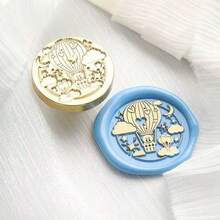Fantasy Plant Series Wax Seal Stamp, Copper Head Asymmetrical Embossed Seal, Envelope Sealer, Wax Stamp For Journal, Christmas Vintage Removable Brass Suitable For Wedding Invitations,Back To School,School Supplies - one-size - View 14