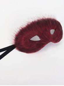 Plush Semi-Cover Seductive Fox Masquerade Mask