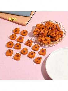 50pcs Mini Animal Erasers, Hippo Erasers, Panda Erasers - Multiple Cute Cartoon Animal & Novelty Designs, Suitable For School & Office Supplies, School Prizes, Back To School, School Essentials, Christmas - Multicolor - View 10