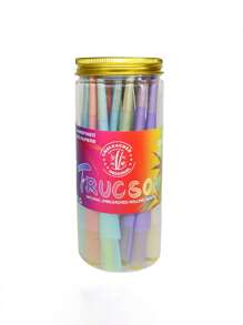 Multi-Color Canned Pre-Rolled Cone Ultra-Thin Slow Burning Roll Paper With Tip Portable Tapered Roll Paper Lovers Gift Party Gift For Friends Gift Outdoor Items, Pre-Rolled Filter Paper Accessories Easy To Carry