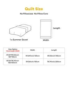 1 件卡通儿童夏季被子，可爱清新风格蓬松棉空调被，亲肤柔软透气可机洗，适合幼儿的育儿午睡毯