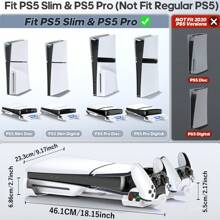 Multifunktionaler Lade- und Kühlständer für Slim/Pro, kompatibel mit Konsole, Disc & Digital Versionen sowie Elite Controller