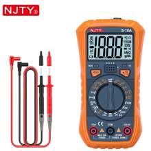 NJTY 1pc High Precision Digital Multimeter - Universal Meter With NCV Voltage Detection & Anti-Burn Protection-Manual Range For Electrictians Solving Electrical Problems